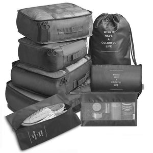 Set bolsas organizadoras de maleta (8 u) - Adiós estrés