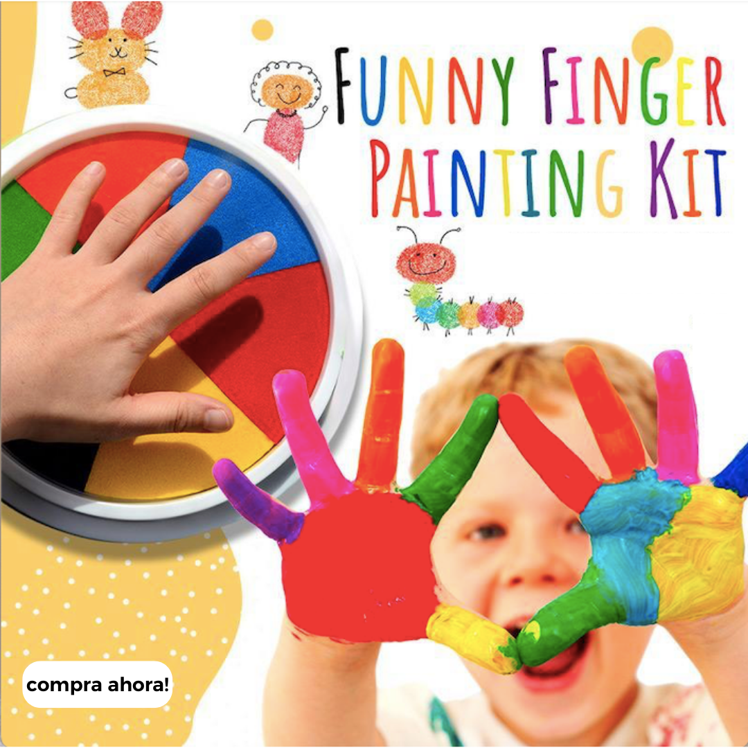 Divertido kit de pintura de dedos y libro, 25 colores lavables para niños  pequeños, pinturas no tóxicas, suministros de pintura para dibujar pintura  – Yaxa Colombia