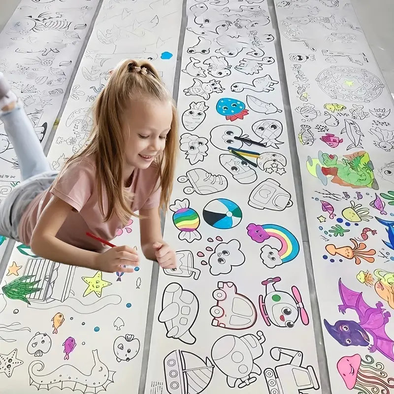Rollo de dibujo para niños - ¡Pintura creativa y Divertida!